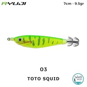Ryuji 03 Toto Squid 7 cm 9.5 gr Kalamar Zokası