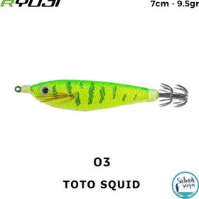 Ryuji 03 Toto Squid 7 cm 9.5 gr Kalamar Zokası