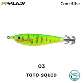 Ryuji 03 Toto Squid 7 cm 9.5 gr Kalamar Zokası