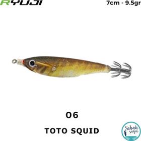 Ryuji 06 Toto Squid 7 cm 9.5 gr Kalamar Zokası