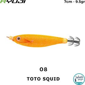 Ryuji 08 Toto Squid 7 cm 9.5 gr Kalamar Zokası