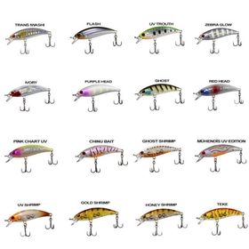 Ryuji Baby Minnow Sinking Red Head 5 cm 4.5 gr Ivory Maket Yem