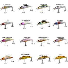 Ryuji Baby Minnow Sinking Zebra Glow 5 cm 4.5 gr Maket Yem