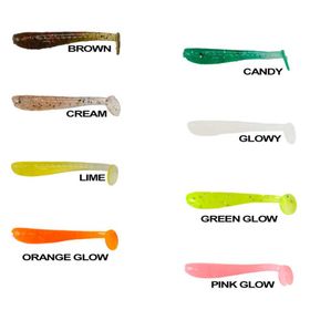 Ryuji Baby Rock Fish 20 Adet Green Glow 3.5 cm Silikon Yem