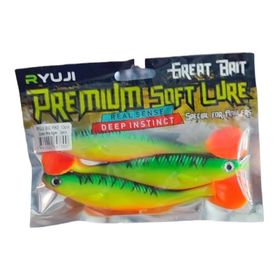 Ryuji Big Pike 3 Adet Fire Tiger 13 cm 24 gr Silikon Yem