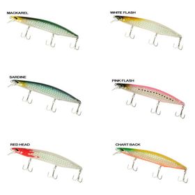 Ryuji Flash Minnow 14 cm 28 gr White Flash Floating Maket Yem