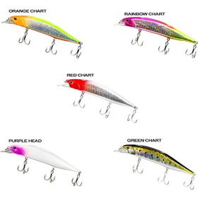 Ryuji Jerk Pilot Suspending 12 cm 20 gr Rainbow Chart Maket Yem