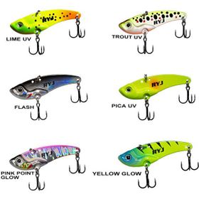 Ryuji Mirror Vib Yellow Glow 9 gr 4.5 cm Jig Yem