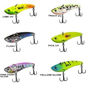 Ryuji Mirror Vib Zebra Glow 15 gr 5.5 cm Jig Yem