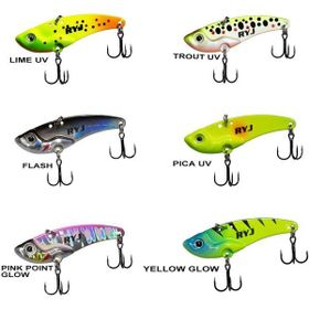 Ryuji Mirror Vib Zebra Glow 15 gr 5.5 cm Jig Yem