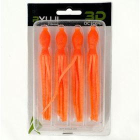 Ryuji Octopus 115 mm 4 Adet No:3 Cream UV Silikon Yem