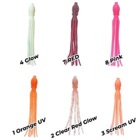 Ryuji Octopus 115 mm 4 Adet No:7 Red Silikon Yem