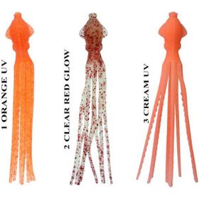Ryuji Octopus 90 mm 5 Adet Standart 7 Red Yem