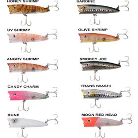Ryuji Sea Popper 7 cm 8.5 gr Moon Red Head Top Water Maket Yem