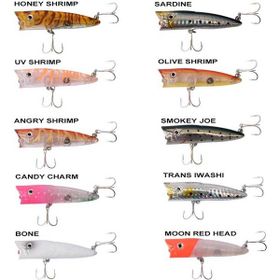 Ryuji Sea Popper 7 cm 8.5 gr Moon Red Head Top Water Maket Yem