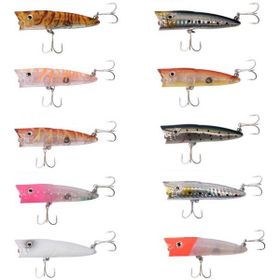 Ryuji Sea Popper 7 cm 8.5 gr Moon Red Head Top Water Maket Yem