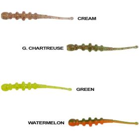 Ryuji Tipsy Worm 5.8 cm 12 Adet Orange Glowy Silikon Yem