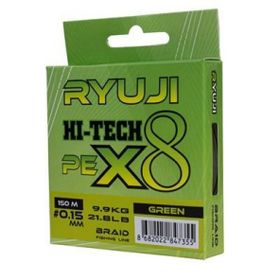 Ryuji X8 150 m 0.08 mm Green İp Misina