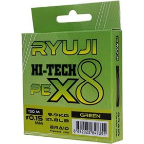 Ryuji X8 150 m 0.08 mm Green İp Misina