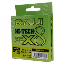 Ryuji X8 150 m 0.08 mm Green İp Misina