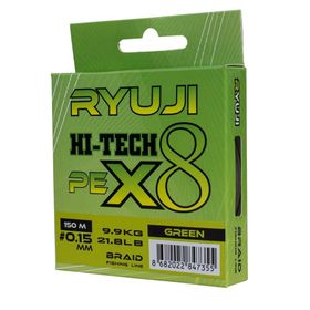 Ryuji X8 150 m 0.13 mm Green İp Misina