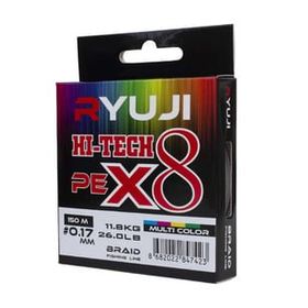 Ryuji X8 150 m 0.13 mm Multi Color İp Misina