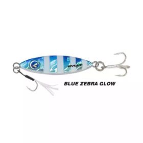 Ryuji Zuby 43 mm 15 gr Blue Zebra Glow Metal Jig Yem