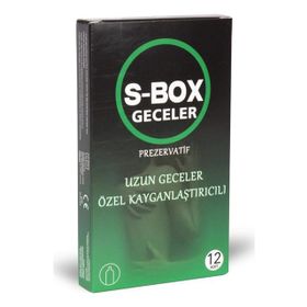S-Box 12'li Geceler Prezervatif