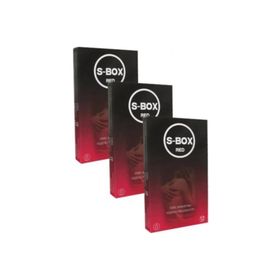 S-Box 3 Adet Kabartmalı 12x3 Condom Set Prezervatif