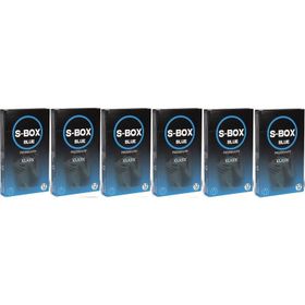 S-Box Blue Kayganlaştırıcılı Klasik 6x12'li Prezervatif Kondom