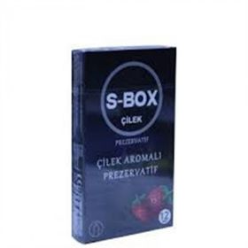 S-Box Çilek Aromalı 12'li Kırmızı Prezervatif