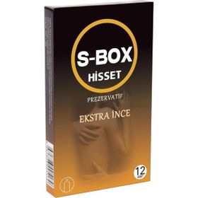 S-Box Ekstra İnce 12'li Prezervatif