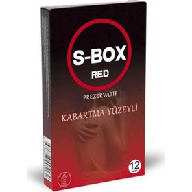 S-Box Kabartma Yüzeyli 12'li Prezervatif