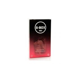 S-Box Red Kabartma Yüzeyli 12'li Prezervatif