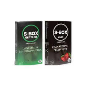 S-Box Uzun Geceler+Çilek Aromalı 12+12 Prezervatif
