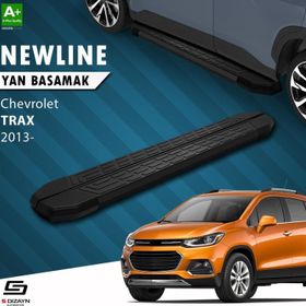 S Dizayn Chevrolet Trax Newline Siyah 163 cm 2013 Üzeri Yan Basamak