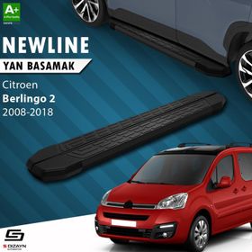 S Dizayn Citroen Berlingo 2 Newline Siyah 193 cm 2008-2018 Yan Basamak