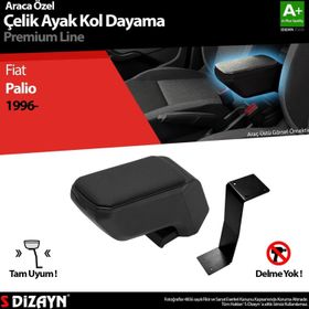 S Dizayn Fiat Palio ABS Siyah 1996 Üzeri A+Kalite Çelik Ayaklı Kolçak