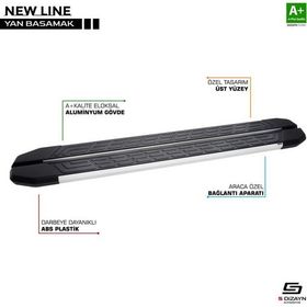 S Dizayn Ford Kuga 2 St-line Newline Aluminyum 183 cm 2017-2019 Yan Basamak
