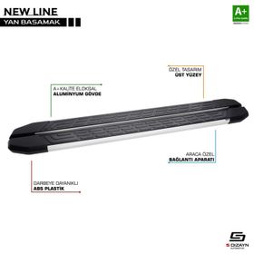 S Dizayn Ford Kuga 2 St-line Newline Aluminyum 183 cm 2017-2019 Yan Basamak