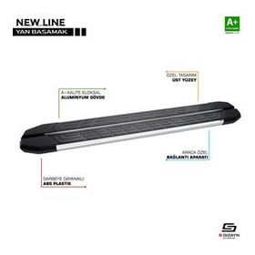 S Dizayn Ford Kuga 2 St-line Newline Krom 183 cm 2017-2019 Yan Basamak