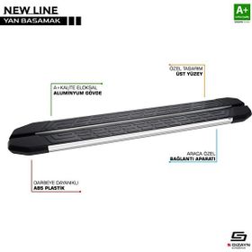 S Dizayn Ford Kuga 2 St-line Newline Krom 183 cm 2017-2019 Yan Basamak