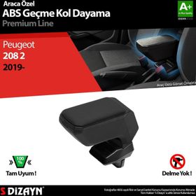 S Dizayn Peugeot 208 2 Abs Siyah 2019 Üzeri A+kalite Geçmeli Kolçak
