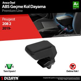 S Dizayn Peugeot 208 2 Abs Siyah 2019 Üzeri A+kalite Geçmeli Kolçak