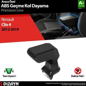 S Dizayn Renault Clio 4 ABS Siyah 2012-2019 A+Kalite Geçmeli Kolçak
