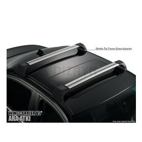 S Dizayn Renault Kangoo 1 V3 28.WCA.01.99.V3.G 1998-2007 Gri Wingcarrier Ara Atkı