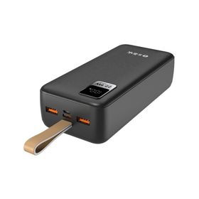S-Link G330 30000 mAh Micro+Type-C+USB 18W Siyah LCD Taşınabilir Pil Şarj Cihazı Powerbank