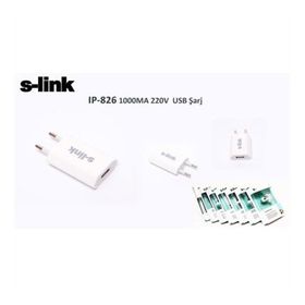 S-Link IP-826 USB Şarj Adaptörü