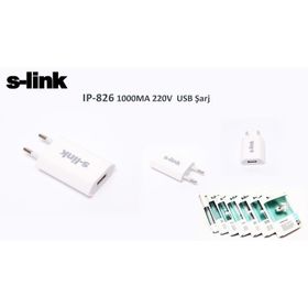 S-Link IP-826 USB Şarj Adaptörü