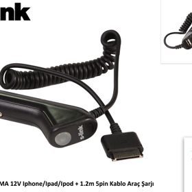 S-Link IP-830 1500MA 12V Araç Sarj Cihazı